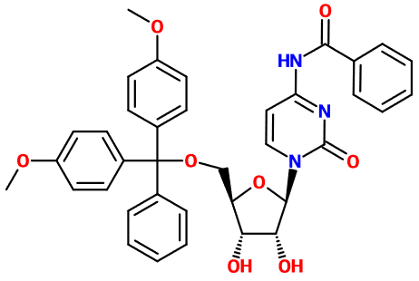 MC080630 N4-Benzoyl-5'-O-DMT-cytidine (图片) MC080630 N4-Benzoyl-5'-O-DMT-cytidine